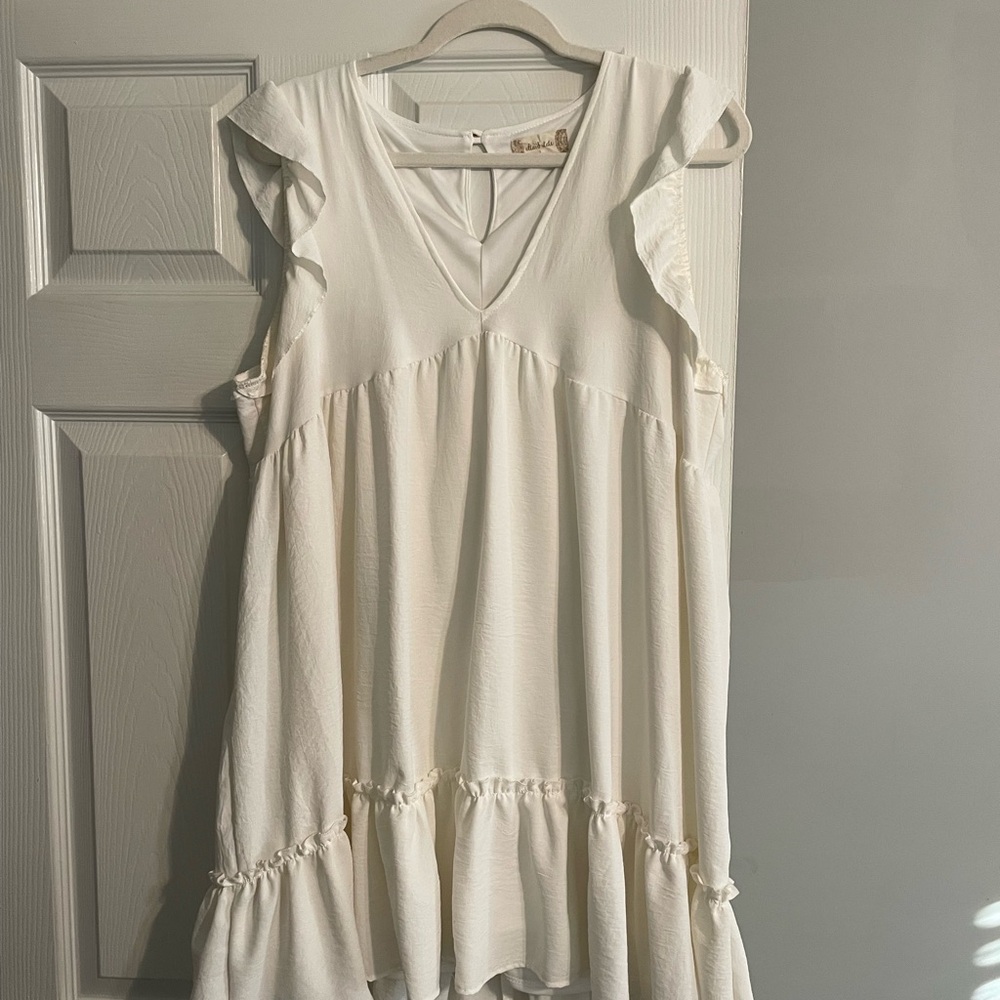 Altar'd State Cream Mini Dress